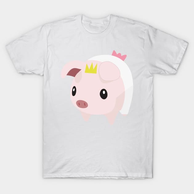 Poogie Piggie Diaper T-Shirt by taylarwong